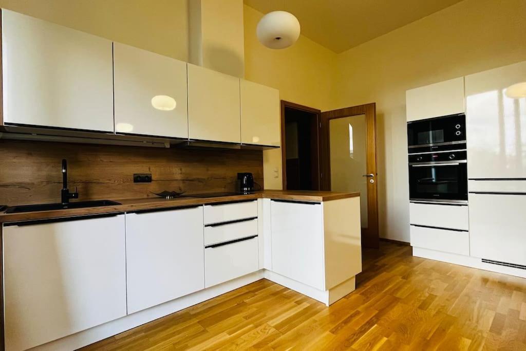 Apartment Holesovice, Garden, Garage Praga Exterior foto